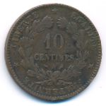 France, 10 сентим (1897 г.)