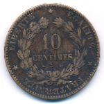 France, 10 сентим (1873 г.)