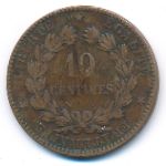 France, 10 сентим (1895 г.)