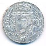 Liechtenstein, 5 крон (1910 г.)