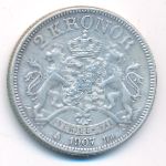 Sweden, 2 кроны (1907 г.)