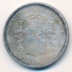 Puerto Rico, 1 песо (1895 г.)