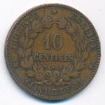 France, 10 сентим (1897 г.)