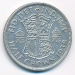 Great Britain, 1/2 кроны (1938 г.)