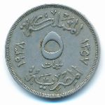 Egypt, 5 милльем (1938 г.)