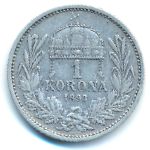 Austria, 1 крона (1893 г.)