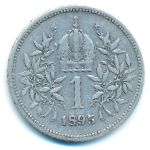 Austria, 1 крона (1895 г.)