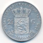 Netherlands, 2 1/2 гульдена (1845 г.)