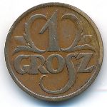 Poland, 1 грош (1937 г.)