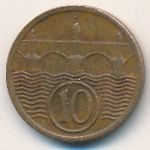 Czechoslovakia, 10 гелеров (1928 г.)