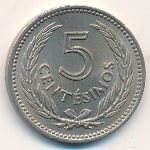 Uruguay, 5 сентесимо (1953 г.)