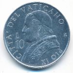 Ватикан, 10 лир (2001 г.)