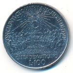 Ватикан, 100 лир (1962 г.)