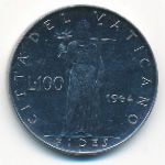 Ватикан, 100 лир (1964 г.)
