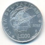 Ватикан, 1000 лир (2001 г.)