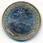 Ватикан, 1000 лир (1999 г.)