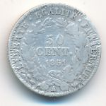 Франция, 50 сентим (1851 г.)