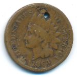 США, 1 цент (1864 г.)