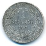 ЮАР, 1 шиллинг (1897 г.)