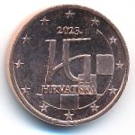Хорватия, 1 евроцент (2023 г.)