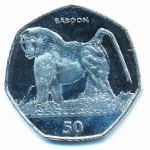 Гибралтар, 50 пенсов (2018 г.)