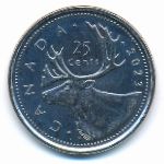 Canada, 25 центов, 