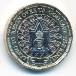 Гибралтар, 1 фунт (2024 г.)