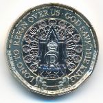 Гибралтар, 1 фунт (2024 г.)