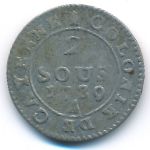 Франция, 2 су (1789 г.)