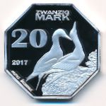 Гельголанд., 20 марок (2017 г.)