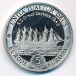 Great Britain, 5 экю, 
