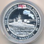 Олдерни, 5 фунтов (2005 г.)