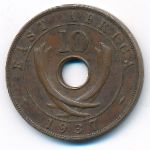 Восточная Африка, 10 центов (1937 г.)