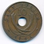 Восточная Африка, 10 центов (1941 г.)
