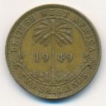 Британская Западная Африка, 2 шиллинга (1949 г.)