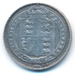 Великобритания, 1 шиллинг (1890 г.)
