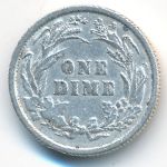 США, 1 дайм (1892 г.)