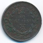 Северное Борнео, 1 цент (1887 г.)