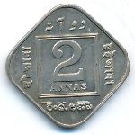 Британская Индия, 2 анны (1919 г.)