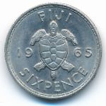 Фиджи, 6 пенсов (1965 г.)