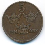 Швеция, 5 эре (1909 г.)