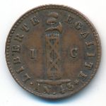 Гаити, 1 сентим (1846 г.)