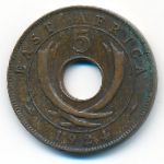 Восточная Африка, 5 центов (1924 г.)