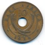 Восточная Африка, 10 центов (1936 г.)