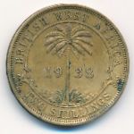 Британская Западная Африка, 2 шиллинга (1938 г.)