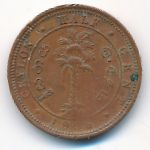 Цейлон, 1/2 цента (1906 г.)