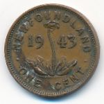 Ньюфаундленд, 1 цент (1943 г.)