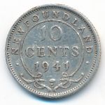 Ньюфаундленд, 10 центов (1941 г.)