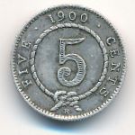 Sarawak, 5 центов, 