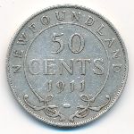 Ньюфаундленд, 50 центов (1911 г.)